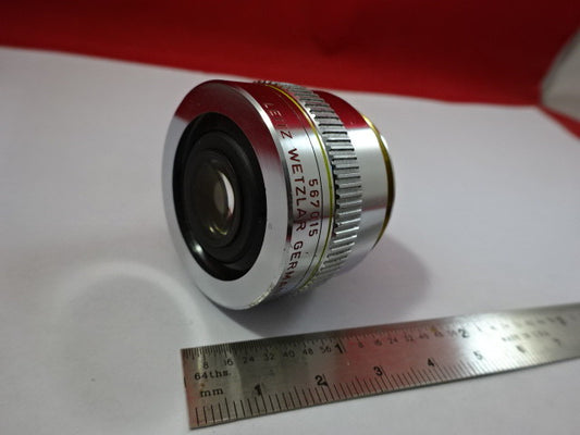Ernst Leitz Fluor Germany Objective 10X 567015 Epi Optics Microscope Part