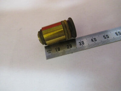 Antique Brass Nachet Objective France Microscope Part