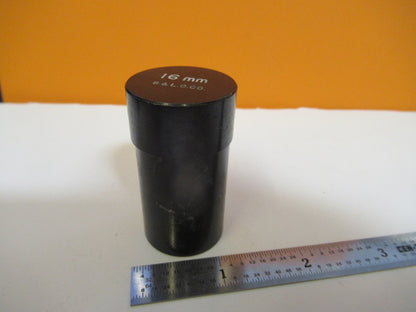 EMPTY BAUSCH LOMB OBJECTIVE CONTAINER 16mm MICROSCOPE PART AS PICTURED &A4-A-46