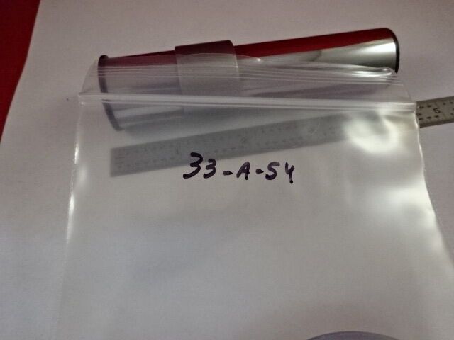 LARGE LONG 3X PROJECTION EYEPIECE LENS MICROSCOPE PART OPTICS AS IS &33-A-54
