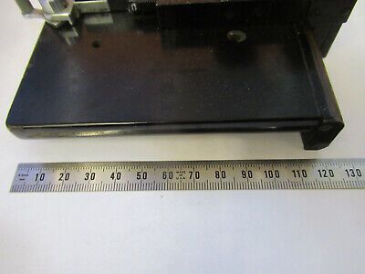 ANTIQUE BAUSCH LOMB  STAGE XY TABLE MICROSCOPE PART AS PICTURED P6-A-90