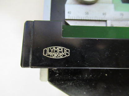 OLYMPUS JAPAN  XY STAGE TABLE MICROSCOPE PART AS PICTURED T7-FD-95