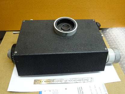 MICROSCOPE PART VICKERS ENGLAND MEASURING HEAD RARE UK OPTICS AS IS #81-58