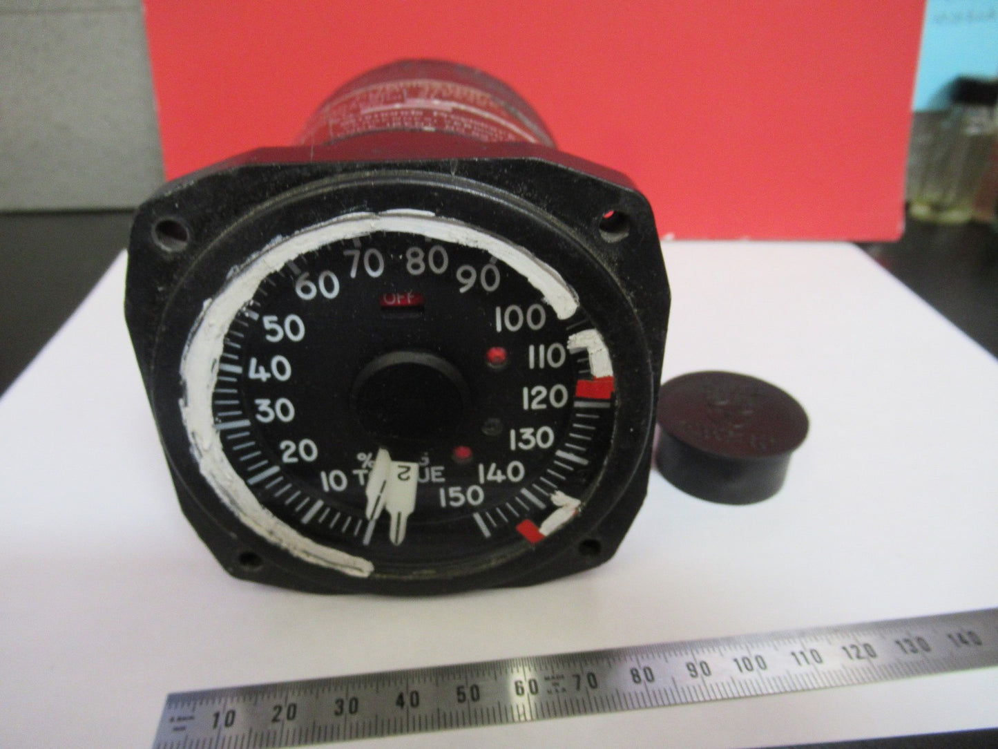 SIKORSKI INDICATOR AIRCRAFT DUAL TORQUE 472638-3 AS PICTURED  t8-b-04