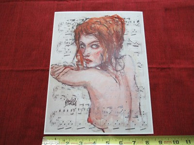 Vintage Rare Photo of Art of Egon Schiele Austrian Painter Klimt protege