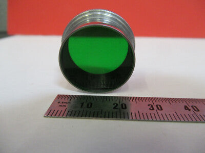 Antique Ernst Leitz Mounted Green Filter Microscope Part