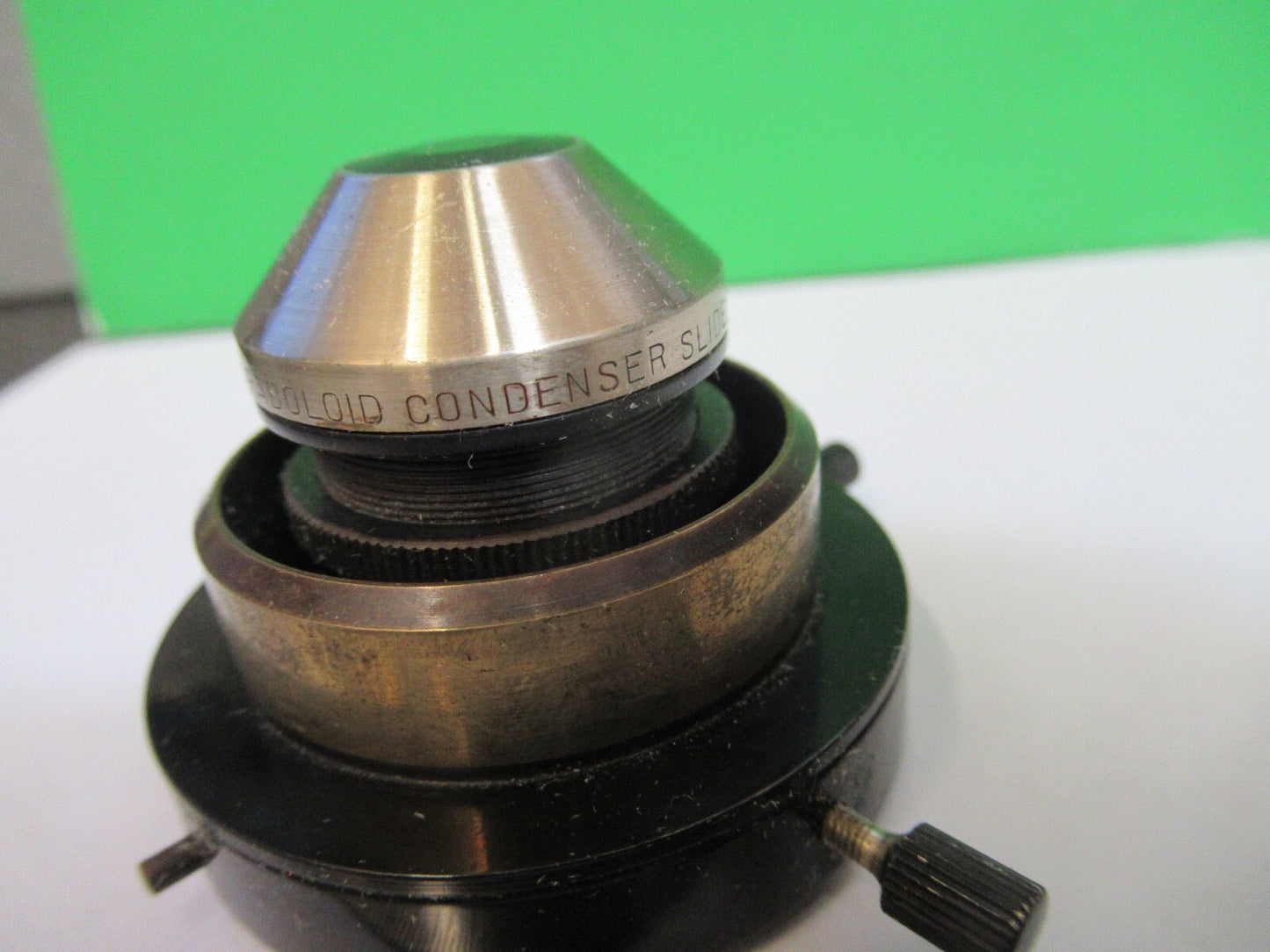 BAUSCH LOMB PARABOLOID  CONDENSER LENS MICROSCOPE PART AS PIC z7-b-01