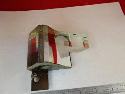 MICROSCOPE PART REICHERT LEICA POLYVAR HEAD PRISM OPTICS AS IS B#U1-B-03