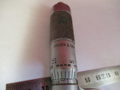 BROWN & SHARPE MICROMETER METROLOGY MACHINE SHOP TOOL AS PICTURED #12-A-40