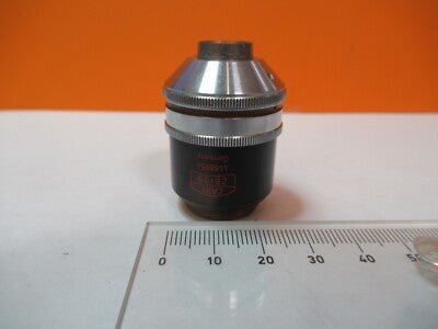 CARL ZEISS GERMANY OBJECTIVE POL 2.5X /160 MICROSCOPE PART AS PICTURED &3K-A-37
