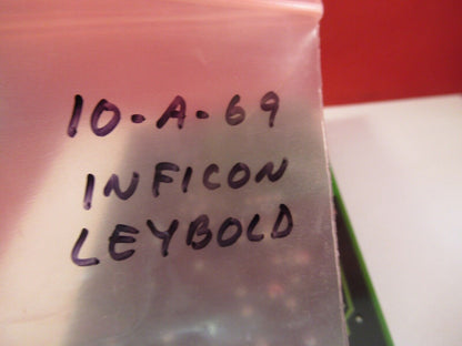 RGA RESIDUAL GAS ELECTRONIC BOARD LEYBOLD INFICON 911-1042G AS PICTURED &10-A-69