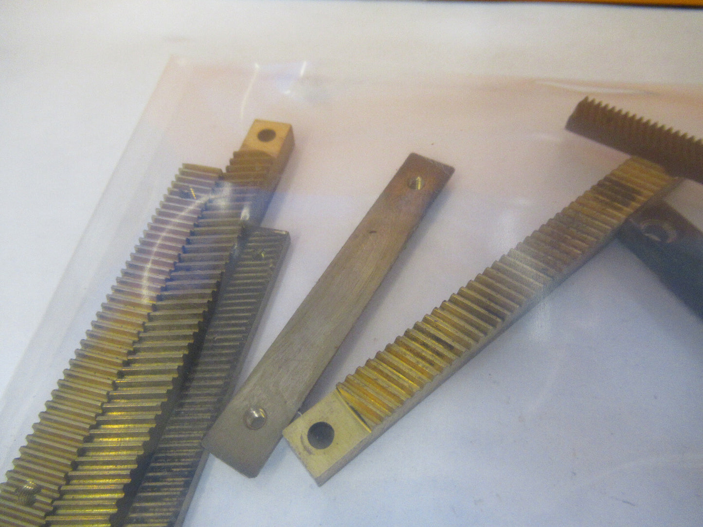 LOT WILD HEERBRUGG M20 BRASS LINEAR GEAR TEETH MICROSCOPE PART AS PIC &W3-B-73
