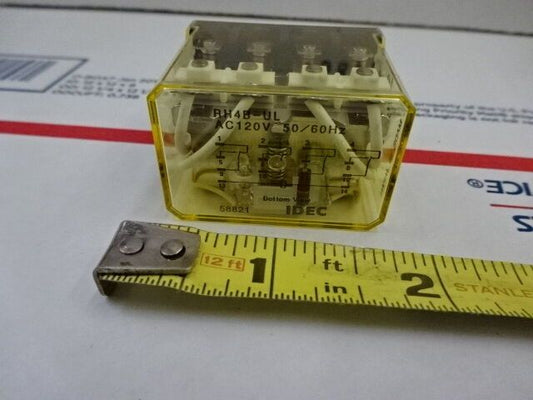 IDEC RELAY RH4B-UL ELECTRONIC CONTROL AS IS &X8-FW-03