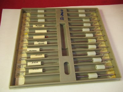 Calibrated Pins Inspection Metrology Deltronic 0.0415" Set
