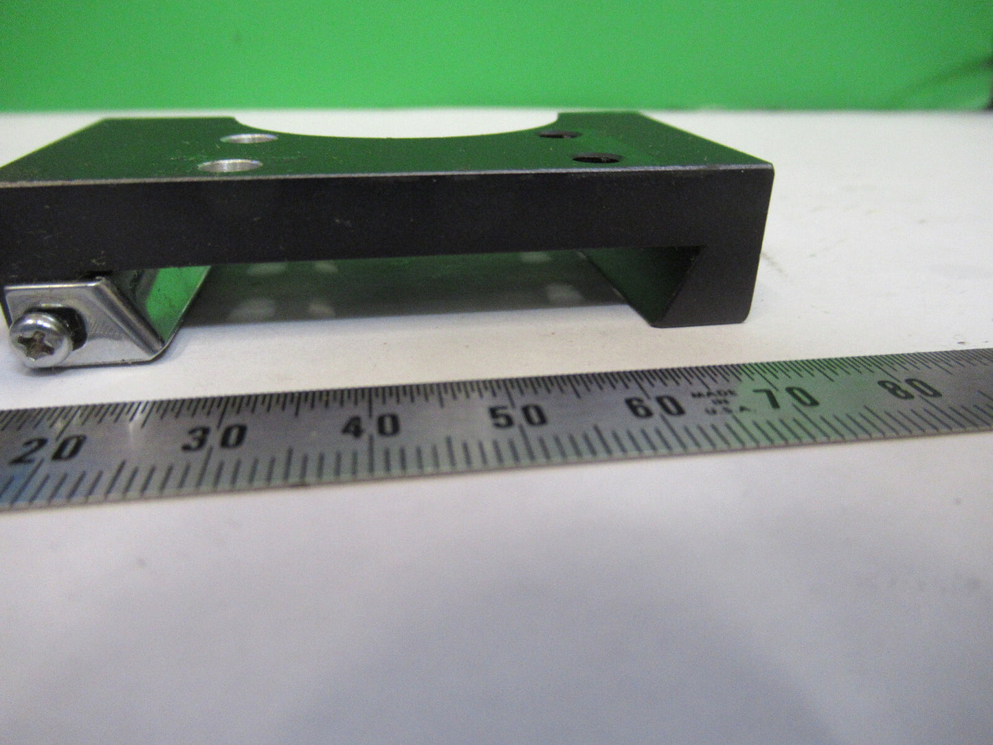 NIKON JAPAN DOVETAIL RECEIVER STAGE MICROSCOPE PART AS PICTURED &75-B-28