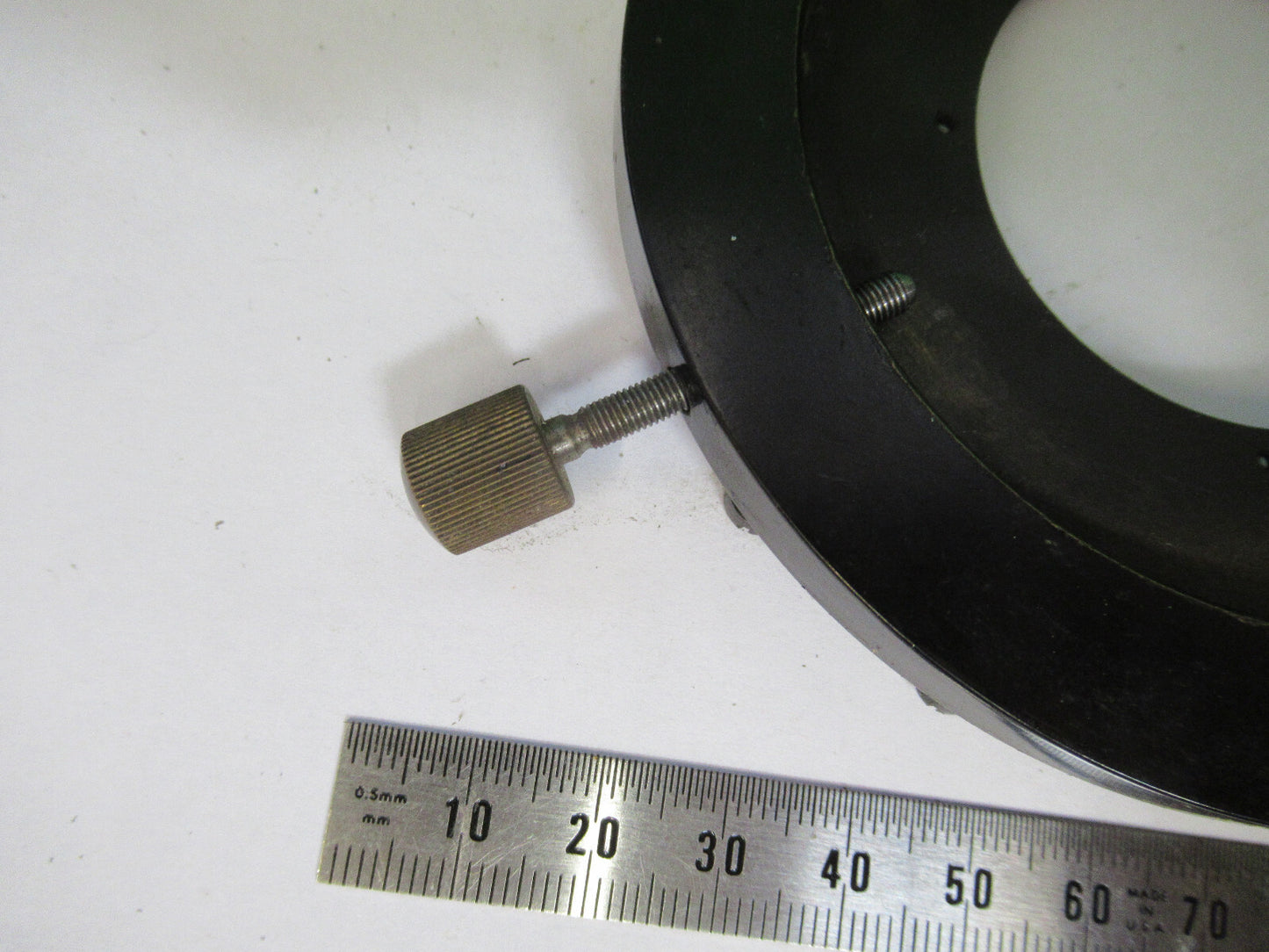 Carl Zeiss AG Jena Antique Brass Stage Holder Microscope Part