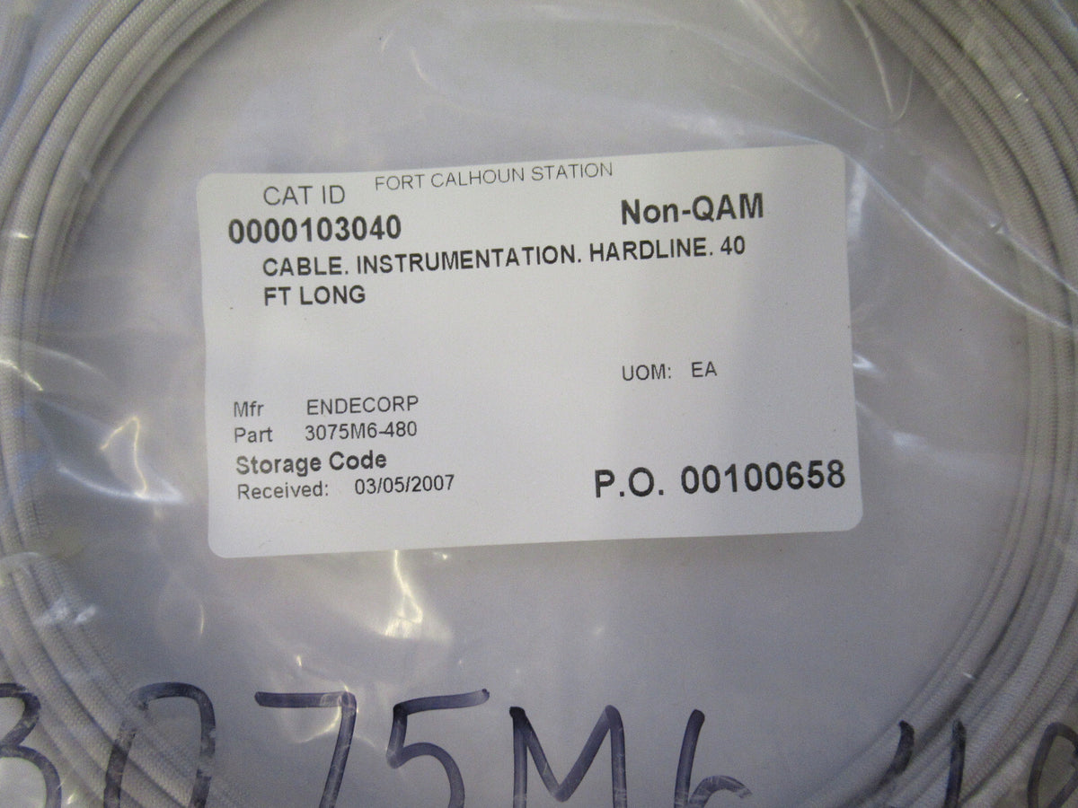 Meggitt Endevco Hardline Cable 3075M6-480 for Accelerometer