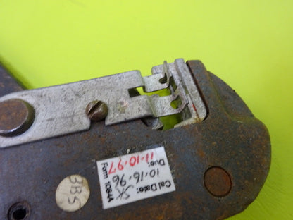 FOR PARTS SHURE STAKE CRIMPING TOOL [rusty] AS IS #TA-3-2