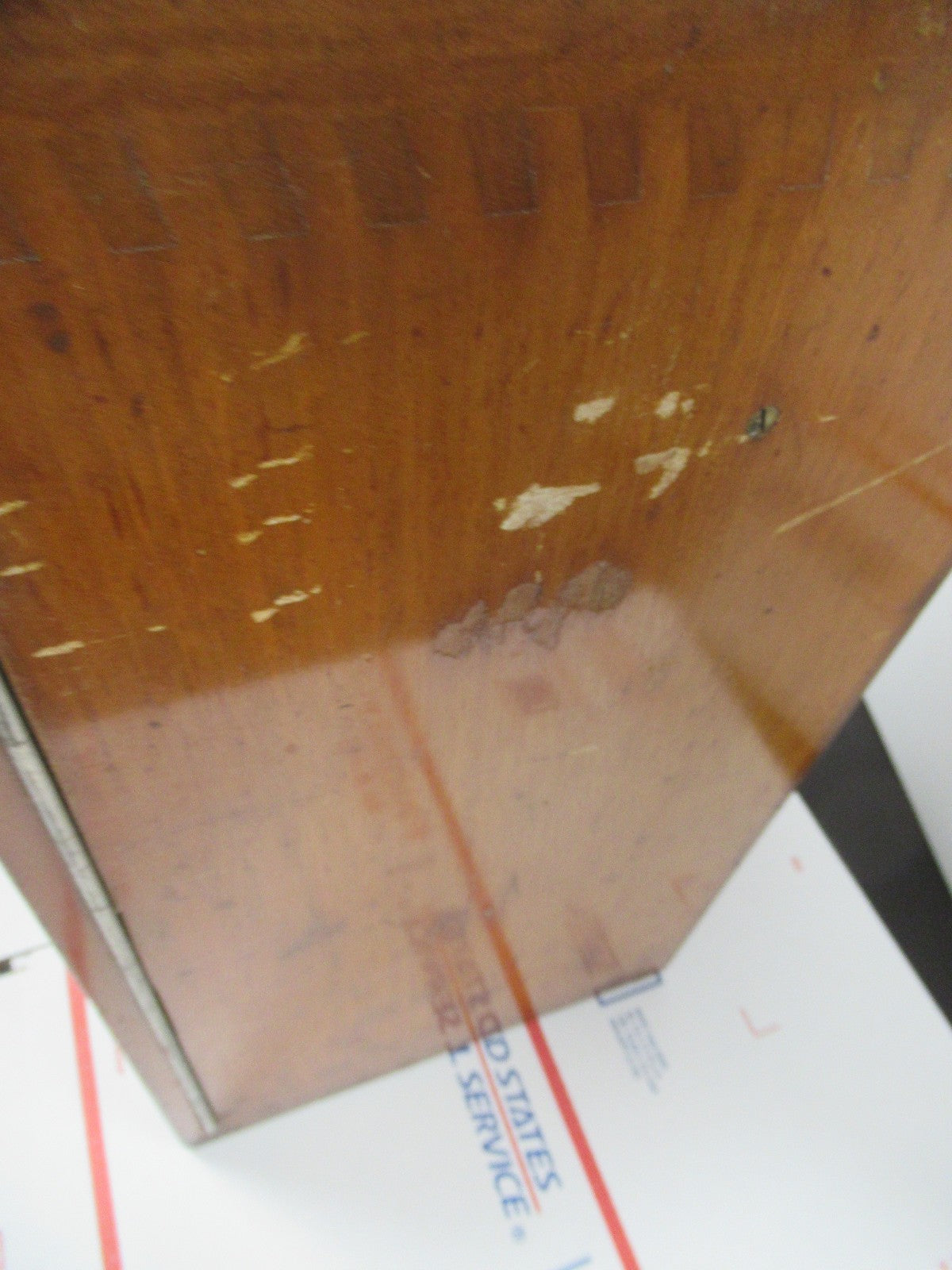 ANTIQUE WOOD CABINET EMPTY CARL ZEISS  1900's without key  MICROSCOPE PART TA-5