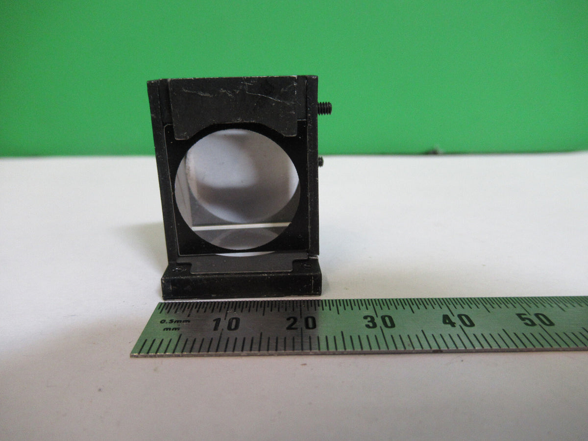BAUSCH LOMB GLASS PRISM HEAD OPTICS MICROSCOPE PART AS PICTURED 80-B-34
