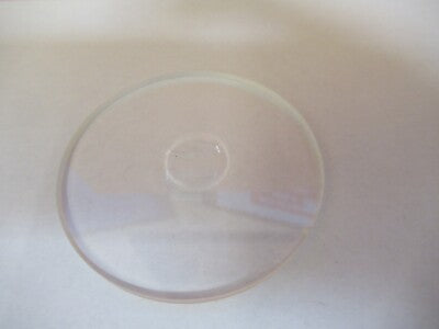 OPTICAL BK7 GLASSROUND PL-CC CENTRE LENS MIL-SPEC OPTICS AS PICTURED &27-B-11