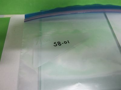 MIKROSKOPTEIL GROSSE GLASPLATTE PROBENTABELLE [Chips an den Ecken] BIN#S8-01