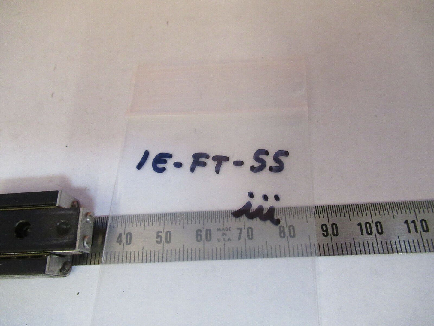DEL-TRON MINI LINEAR POSITIONING SLIDE BEARING PART AS PICTURED #1E-FT-55