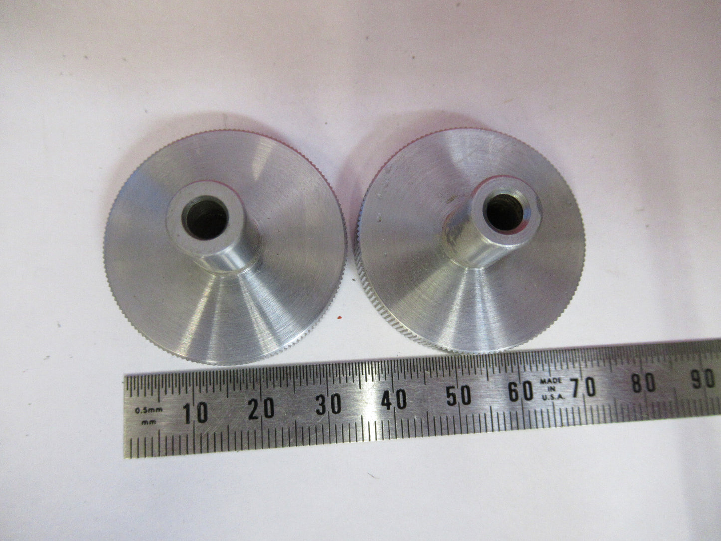 BAUSCH LOMB PAIR KNOBS ANTIQUE MICROSCOPE PART AS PICTURED #X3-B-85