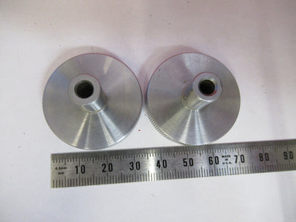 BAUSCH LOMB PAIR KNOBS ANTIQUE MICROSCOPE PART AS PICTURED #X3-B-85