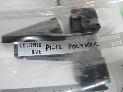 MICROSCOPE PART POLYVAR REICHERT LEICA DETECTOR ASSEMBLY AS IS BIN#P1-12