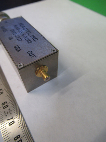 REACTEL RF MICROWAVE FILTER  8LMX-15.8-M1M2 FREQUENCY CONTRO AS PICTURED S1-B-01