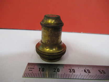 Antique Brass Koristka Italy Objective 8 Microscope Part