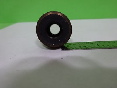 FOR PARTS MICROSCOPE OLYMPUS M10 OBJECTIVE  JAPAN OPTICS BIN#K1-M-24