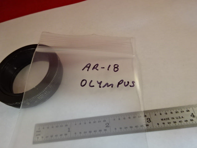 MICROSCOPE PART  COVER LENS STEREO OPTICS AS IS #AR-18