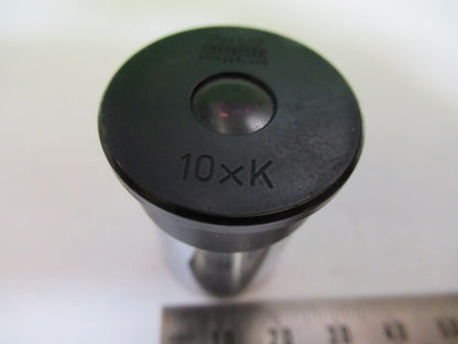 EYEPIECE WILD HEERBRUGG SWISS 10xK OPTICS MICROSCOPE PART AS PICTURED T6-A-68
