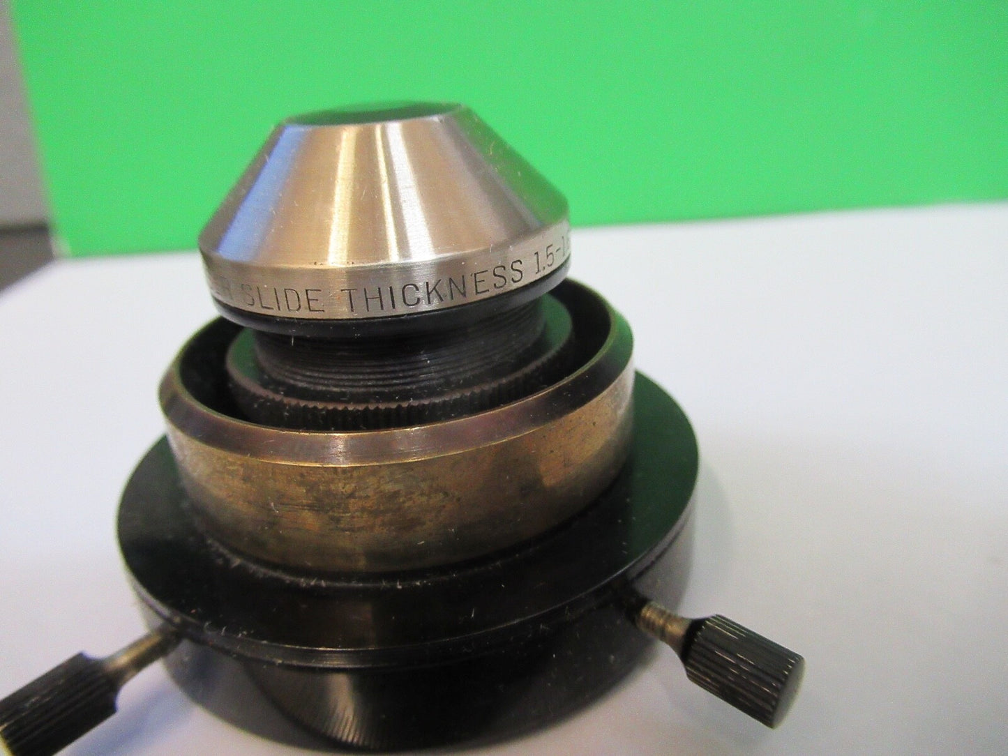 BAUSCH LOMB PARABOLOID  CONDENSER LENS MICROSCOPE PART AS PIC z7-b-01