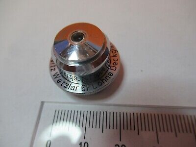 LEITZ WETZLAR POL OBJECTIVE 6FL OPTIC 215mm MICROSCOPE PART AS PICTURED &3K-A-40