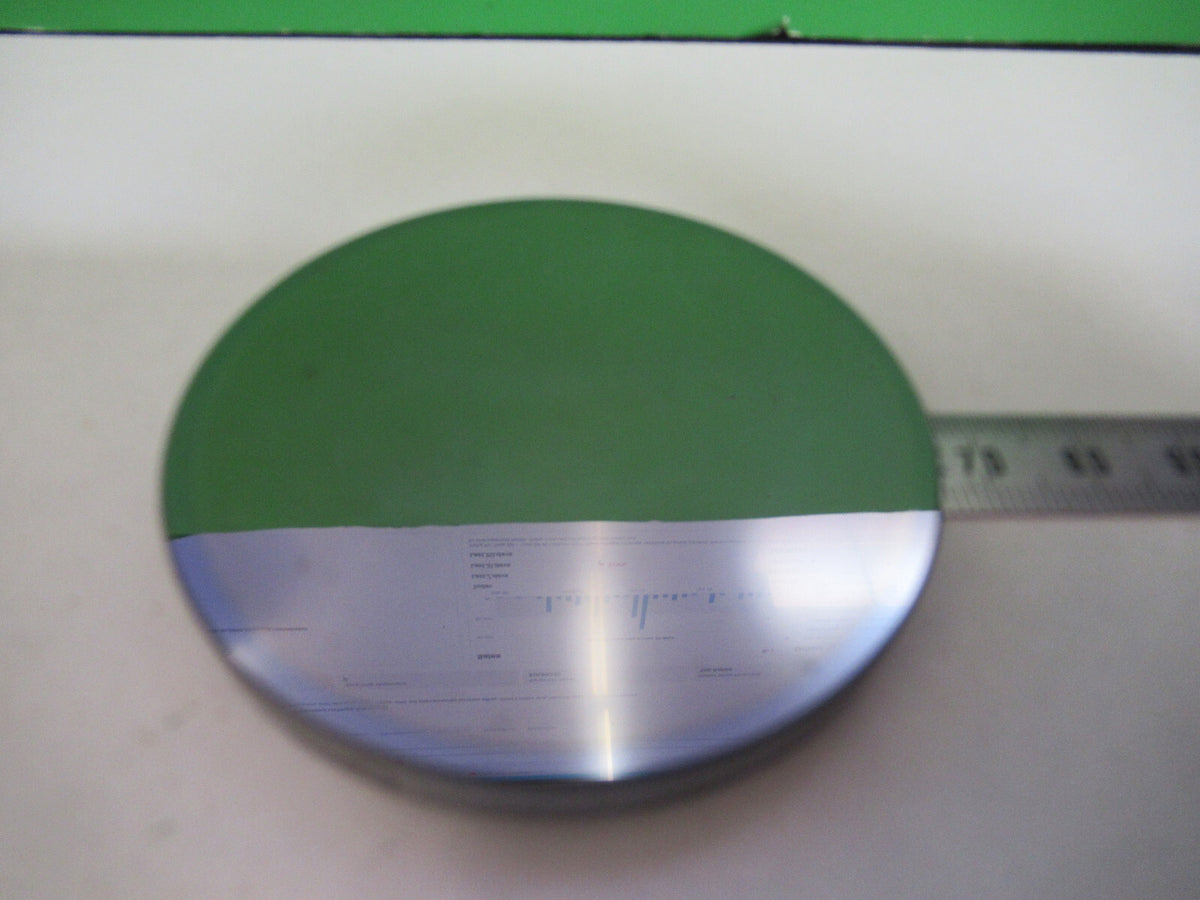 OPTICAL HUGE GOLD COATED SILICON LENS INFRARED LASER OPTICS AS PICTURED G2-A-110