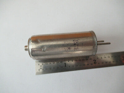 Antique Russian Metal Pkg Resonator Quartz Crystal Frequency Control