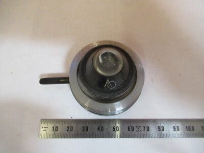 SPENCER AO CONDENSER + IRIS ANTIQUE MICROSCOPE PART AS PICTURED &P2-A-86