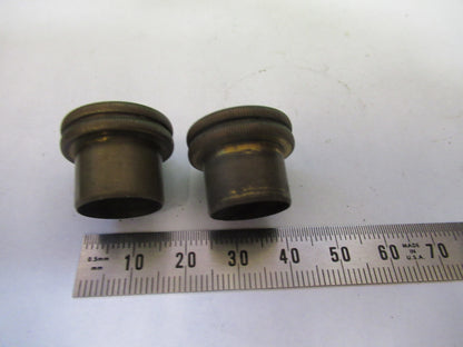 ANTIQUE BAUSCH LOMB SET OF KNOBS MICROADJUST MICROSCOPE PART AS PICTURED F3-B-68