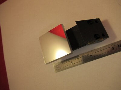 OLYMPUS OPTICAL MOUNTED PLANO FLAT MIRROR PRO LASER OPTICS AS PICTURED &Q5-A-42
