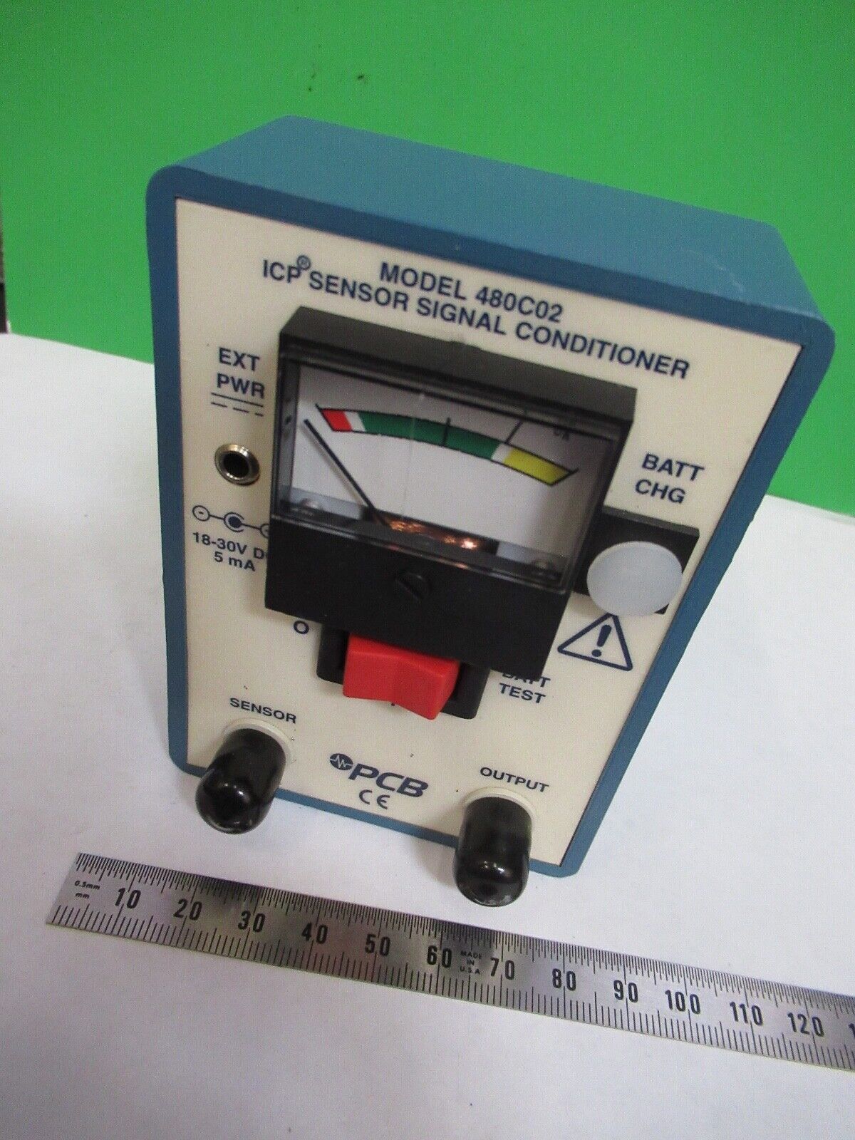 PCB PIEZOTRONICS 480C02 ICP POWER ACCELEROMETER SENSOR CONDITIONER  G7-A-75