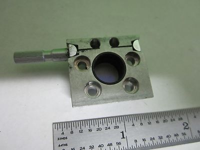 MICROSCOPE PART REICHERT AUSTRIA QUARTER WAVE SLIDE OPTICS AS IS BIN#S2-B-29