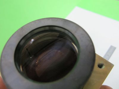 MICROSCOPE PART POLYVAR REICHERT LEICA INTERNAL LENS + DETECTOR AS IS BIN#S6-13