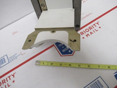 LEICA DMR GERMANY STAGE MICROMETER HOLDER MICROSCOPE PART AS PICTURED #FT-3-09