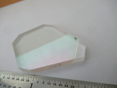OPTICAL MIL SPEC TRUNCATED coated lens FILTER LASER OPTICS AS PICTURED &F5-A-20