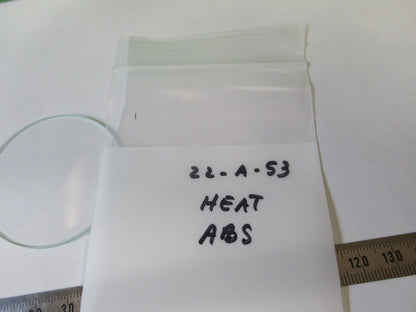 Optical Heat Absorbing Glass Round Plate Lens Optics