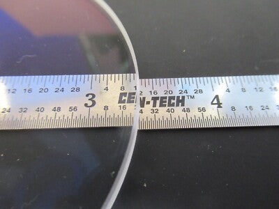 Optical BK7 Glass Round Window Plate 3.375" Diameter Optic