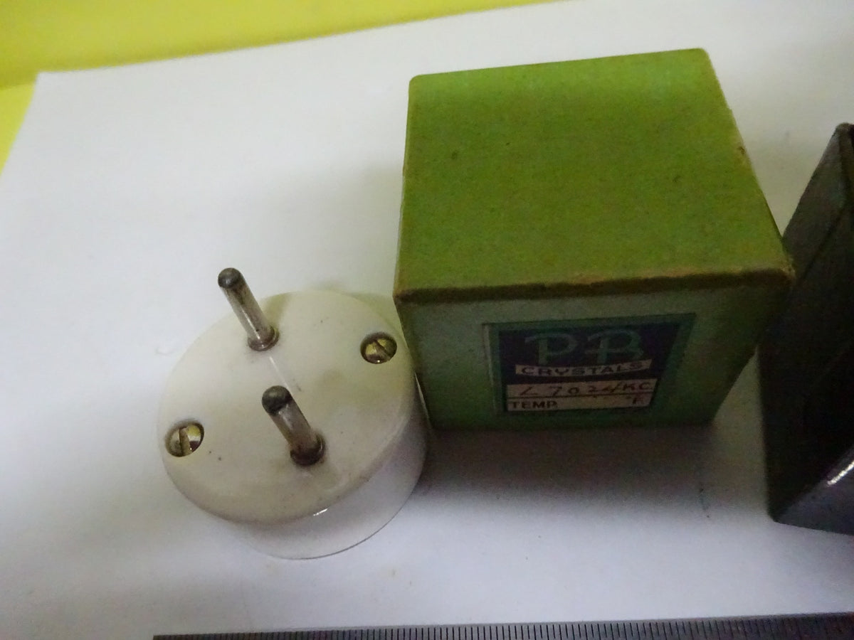 Vintage Quartz Crystal Peterson + Box Frequency Control Nice